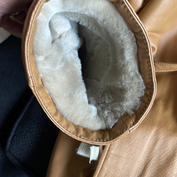 Wilson faux fur lined leather coat. - Picture 7 of 10